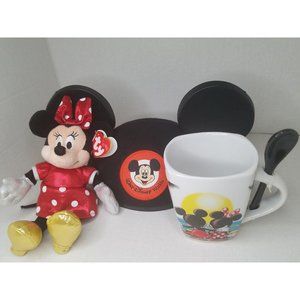 Ty Minnie Sparkle, Mouse Ears, Mug+ free gift